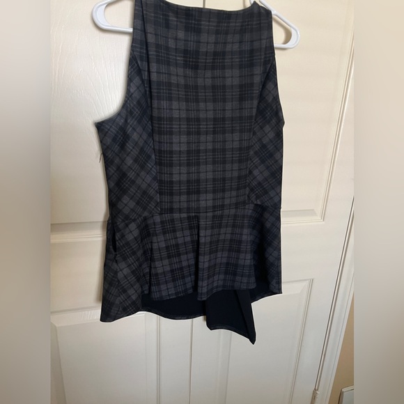 WHBM peplum black blouse - Picture 3 of 3